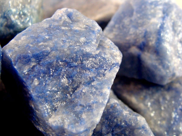 Tumble Mix Rough - Blue Aventurine, 1 LB