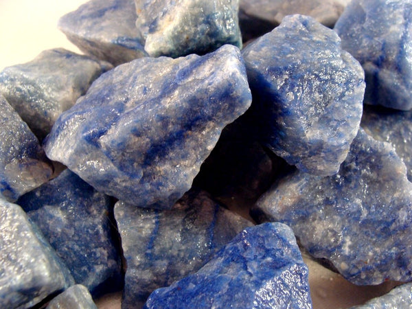 Tumble Mix Rough - Blue Aventurine, 1 LB