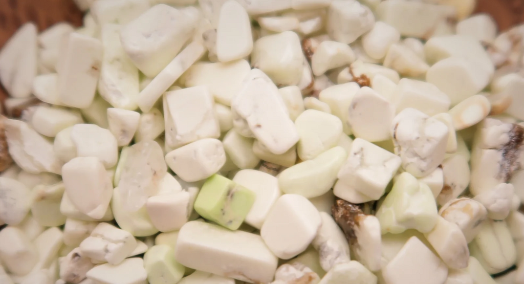 Mini Tumbled Polished Lemon Chrysoprase Chips - 1/4 LB