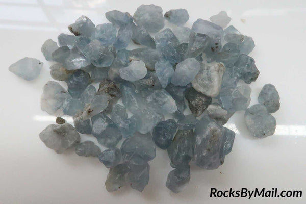 Rough Celestite - 1 LB, Size Xtra Small