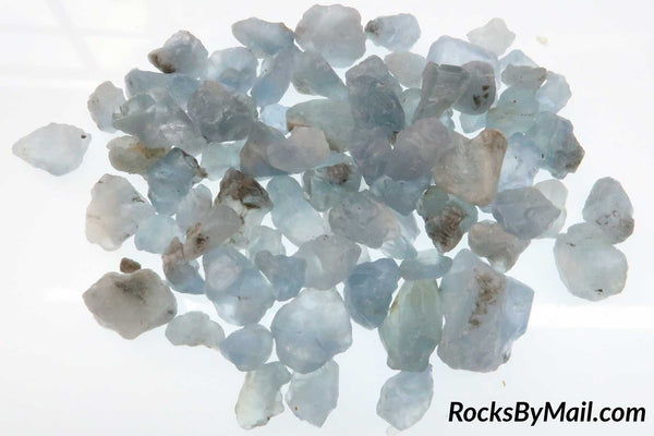 Rough Celestite - 1 LB, Size Xtra Small