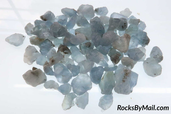 Rough Celestite - 1 LB, Size Xtra Small