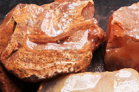 Rough Agate, Honey - 1 LB