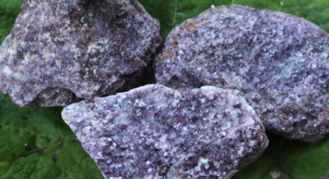Rough Lepidolite - 1 LB, Size Small