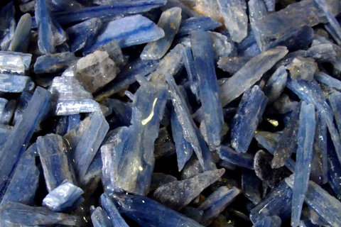 Rough Kyanite, Blue Blades - 1 LB, Size Small
