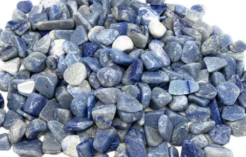 Mini Tumbled Chips - Aventurine, Blue, 1/4 LB