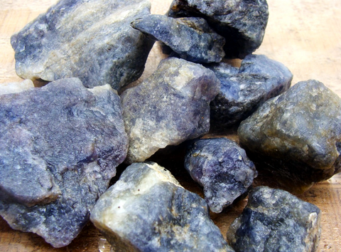 Rough Iolite - 1 LB, Size Small