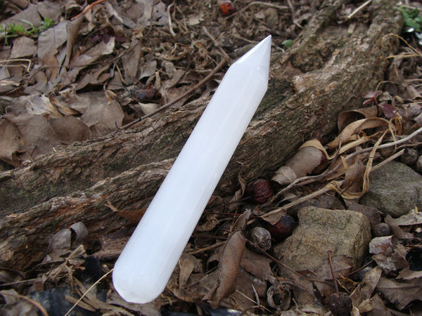 Selenite Point Massage Wand