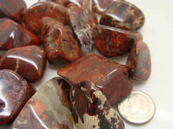 Brecciated Jasper Polished Tumbles