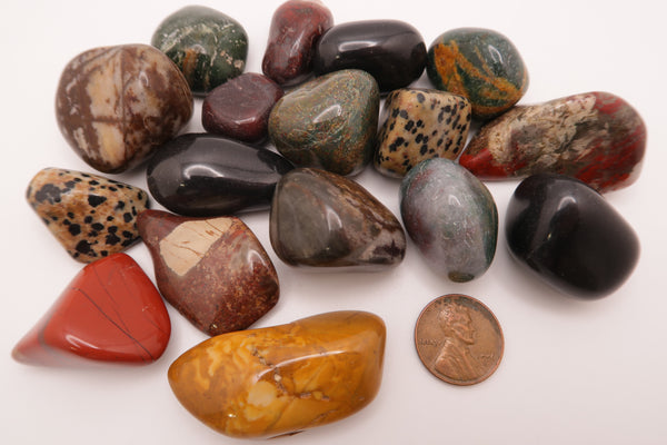 Mixed Jasper Polished Tumbles