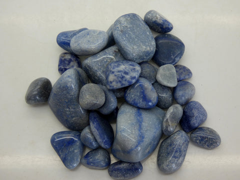 Tumbled Polished Blue Aventurine, 1/2 LB