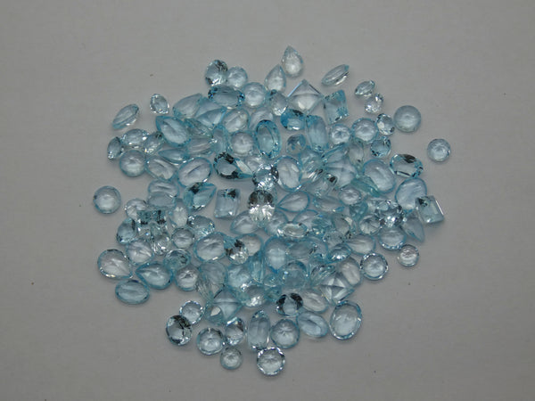 Faceted Blue Topaz - Mixed Lots (20 carats)