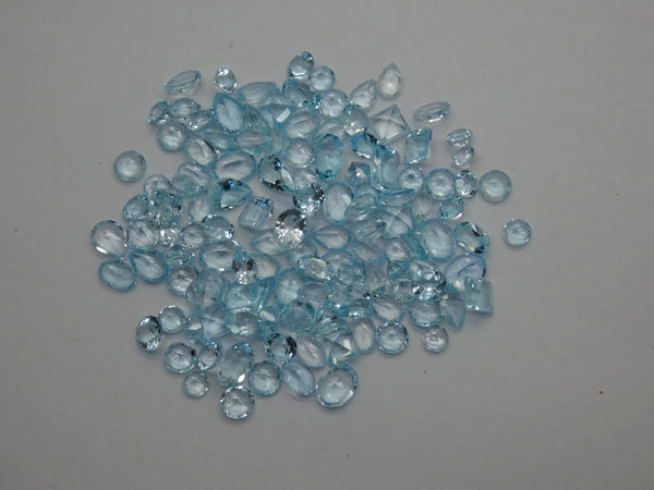 Faceted Blue Topaz - Mixed Lots (20 carats)