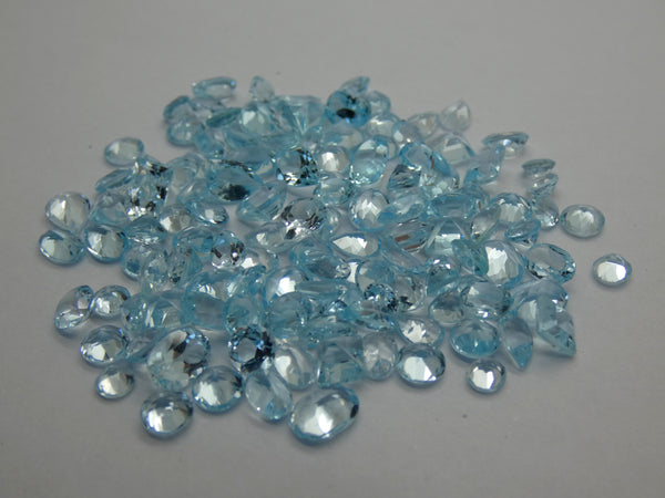 Faceted Blue Topaz - Mixed Lots (20 carats)