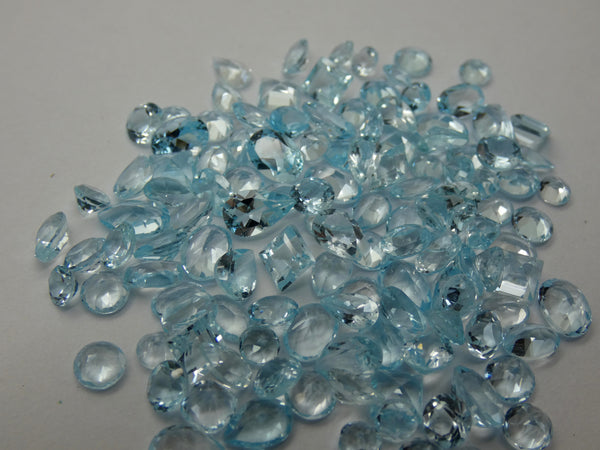 Faceted Blue Topaz - Mixed Lots (20 carats)