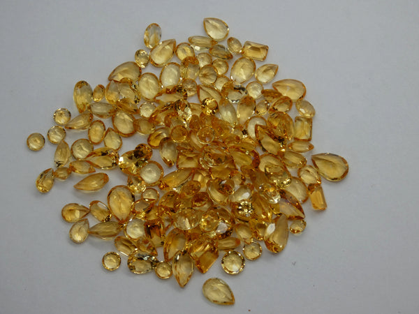 Faceted Citrine - Mixed Lots (20 carats)