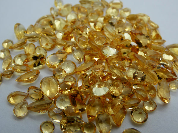 Faceted Citrine - Mixed Lots (20 carats)