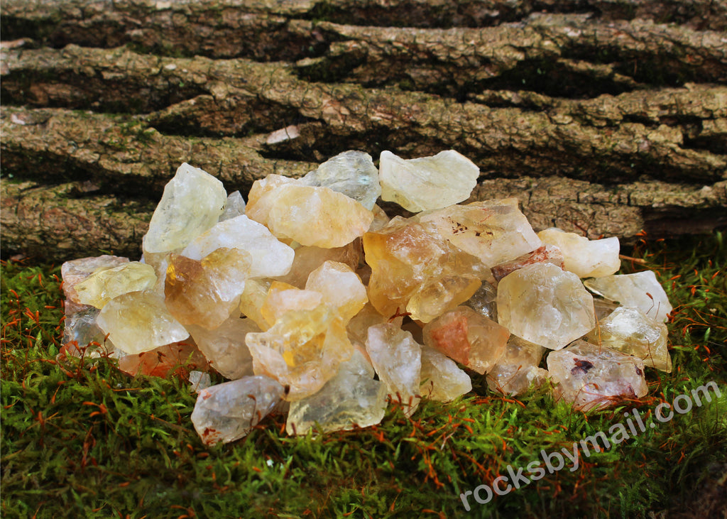 Citrine with Quartz Points