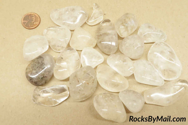 Clear Quartz Polished Tumbles