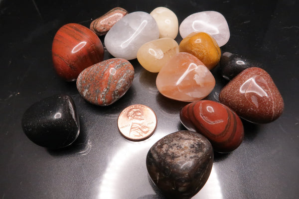 Mixed Agates Polished Tumbles