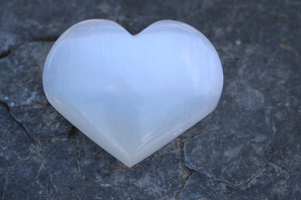 Selenite Heart