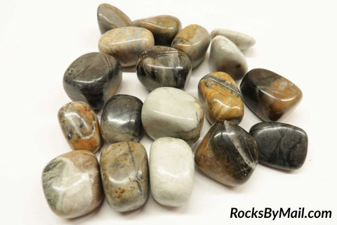 Picasso Jasper Polished Tumbles, 1/2 LB