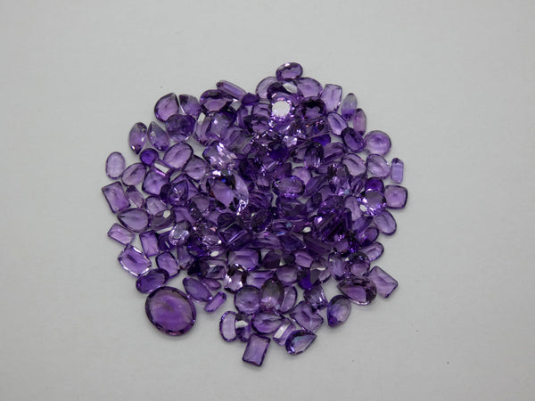 Faceted Purple Amethyst - Mixed Lots (20 carats)