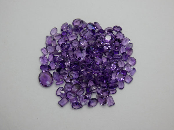 Faceted Purple Amethyst - Mixed Lots (20 carats)