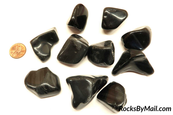 Rainbow Obsidian Polished Tumbles