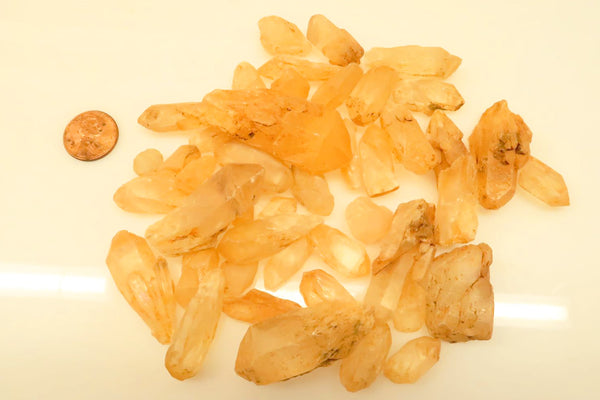 Tangerine Quartz Points