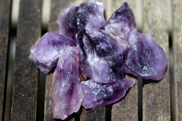 Amethyst in White Box