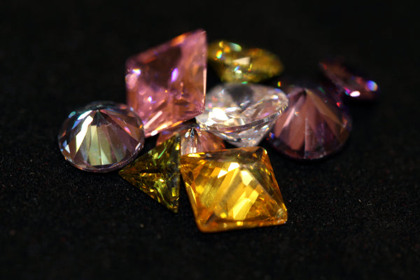 Faceted Gemstones - Lab Created (25 carats)