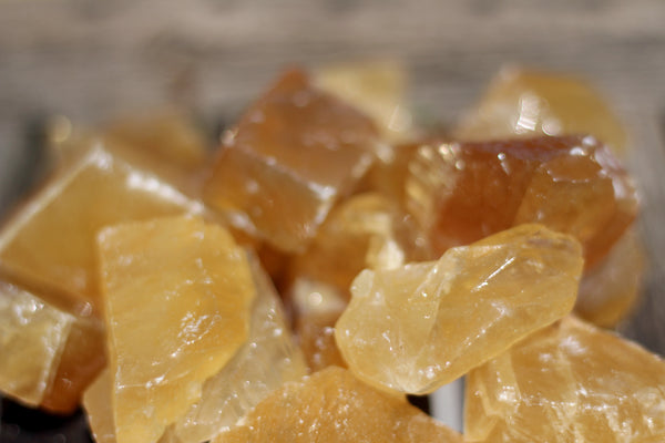 Honey Citrine Calcite